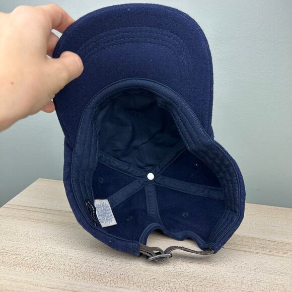 Lucky Brand Coors Light Patch Baseball Cap Navy Blue Wool Blend Hat Boho Western - Picture 6 of 9